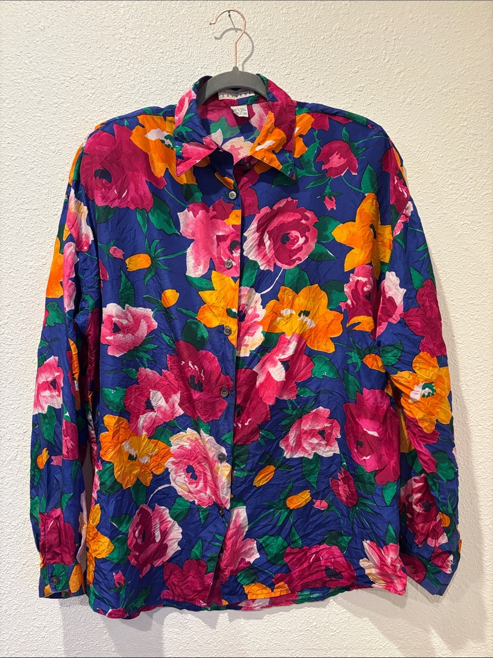 90s SILK blouse